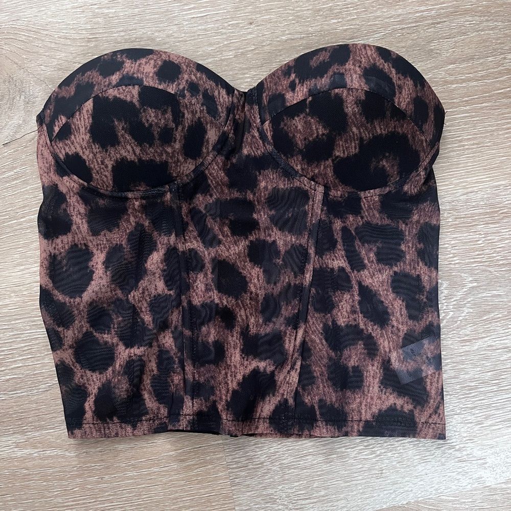 Fashion Nova Animal print Corset